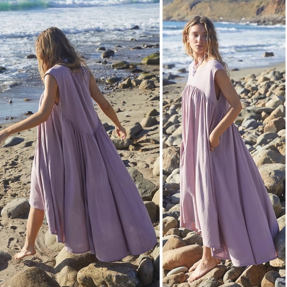 Free People Lavender Midi Dress